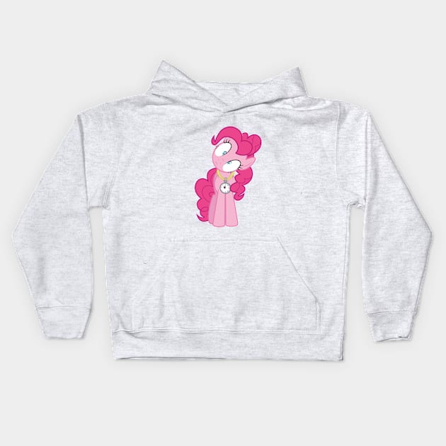 Pinkie Pie tick tock Kids Hoodie by CloudyGlow